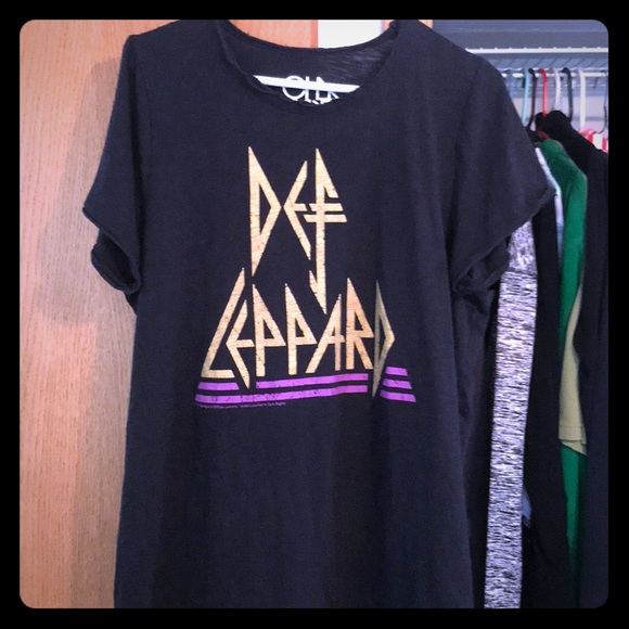 Chaser Tops - Def Leppard Chaser Tee. SZ XL.